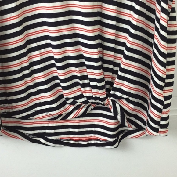 Christian Siriano Striped Twist Hem Tank Top EUC - Picture 2 of 8